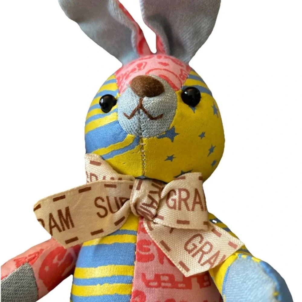 SUPER GRAM Naoko Shinada Jointed Patchwork‎ Bunny Rabbit Keychain Nao's Stuff